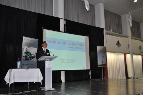 法钢参加2011德国迪林根钢铁公司全球合作伙伴年会