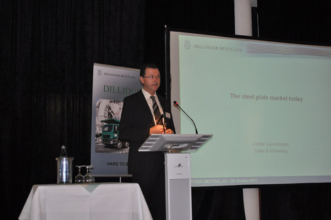 法钢参加2011德国迪林根钢铁公司全球合作伙伴年会